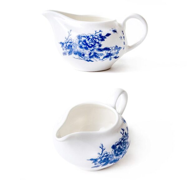 Tea Kit 11-Piece Chinese Kung Fu Tea Set with Ceramic Teacups, Porcelain Gaiwan, and Teapot for Tea Ceremony - Image 5