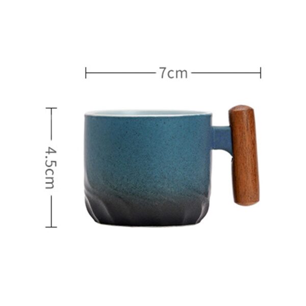 Tea Steeping Mug: Handmade Ceramic Retro Coffee Cup with Filter, Perfect Birthday Gift - Image 6