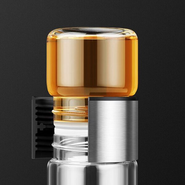 Tea Infusing Bottle Double Wall Thermal Glass Mug with Tea-Water Separation for Creative Insulation - Image 2