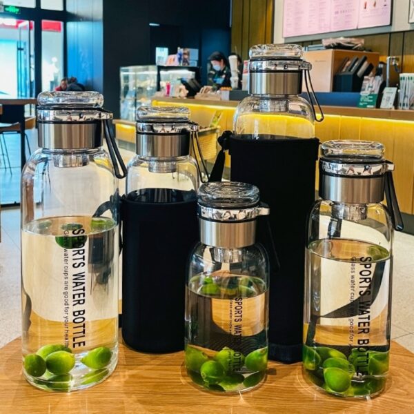 2L Transparent Portable Water Bottle for Outdoor Activities Ideal for Milk, Juice, Tea, and More - Image 2