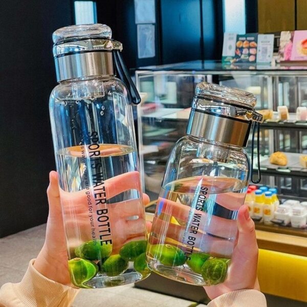 2L Transparent Portable Water Bottle for Outdoor Activities Ideal for Milk, Juice, Tea, and More