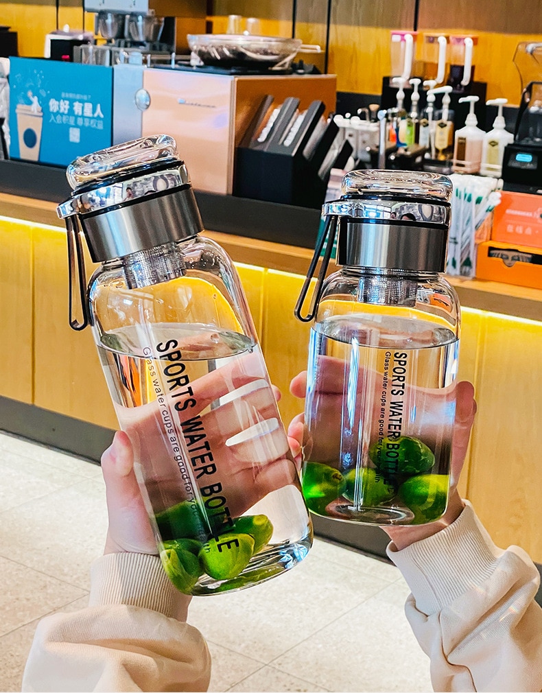 2L Transparent Portable Water Bottle for Outdoor Activities Ideal for Milk, Juice, Tea, and More