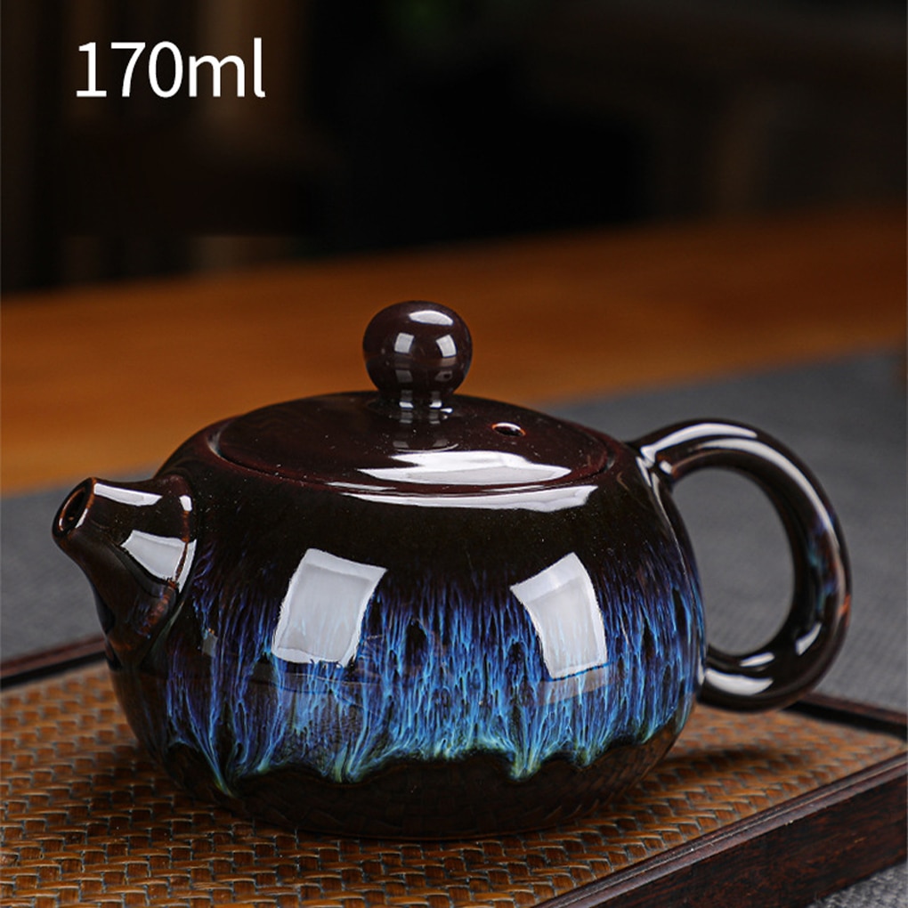 Tea Kit for Office and Hotel Use Portable Ceramic Vintage Teapot and Teacup Set for Business Meetings and Traditional Teaware