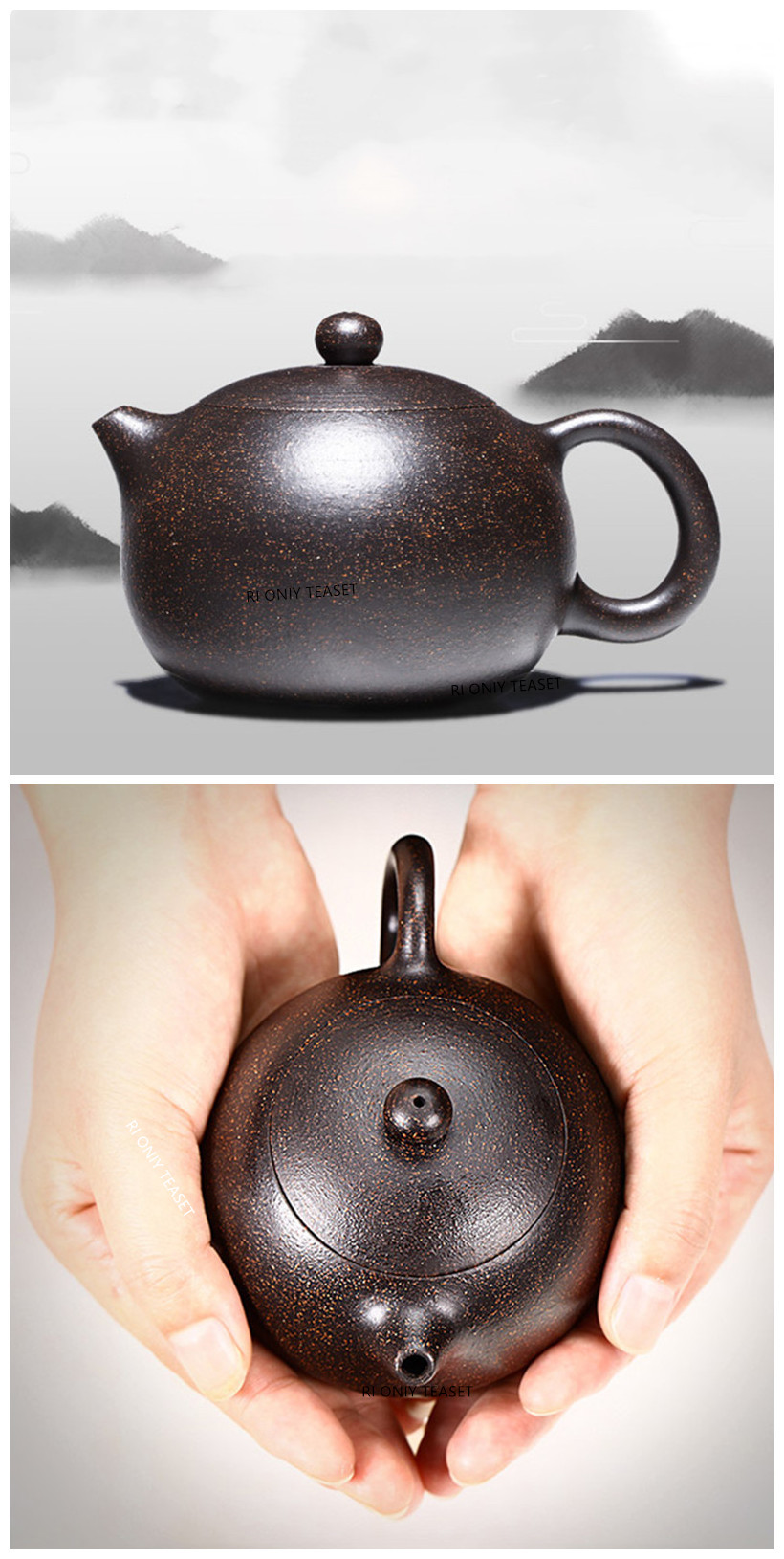 Tea Kit Authentic Chinese Zisha Tea Set with Famous Handmade Purple Clay Teapot Featuring a Ball Hole Filter - Ideal for Customized Gifts