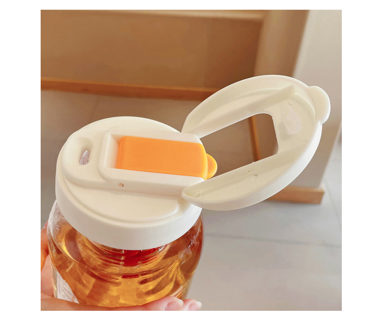 Glass Water Bottle With Fruit Infuser - 850/550ml Portable Drinking Bottle with Tea Infuser Filter