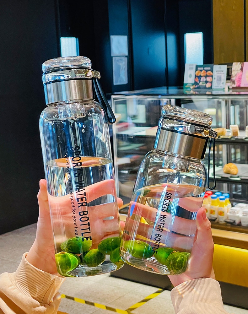 2L Transparent Portable Water Bottle for Outdoor Activities Ideal for Milk, Juice, Tea, and More