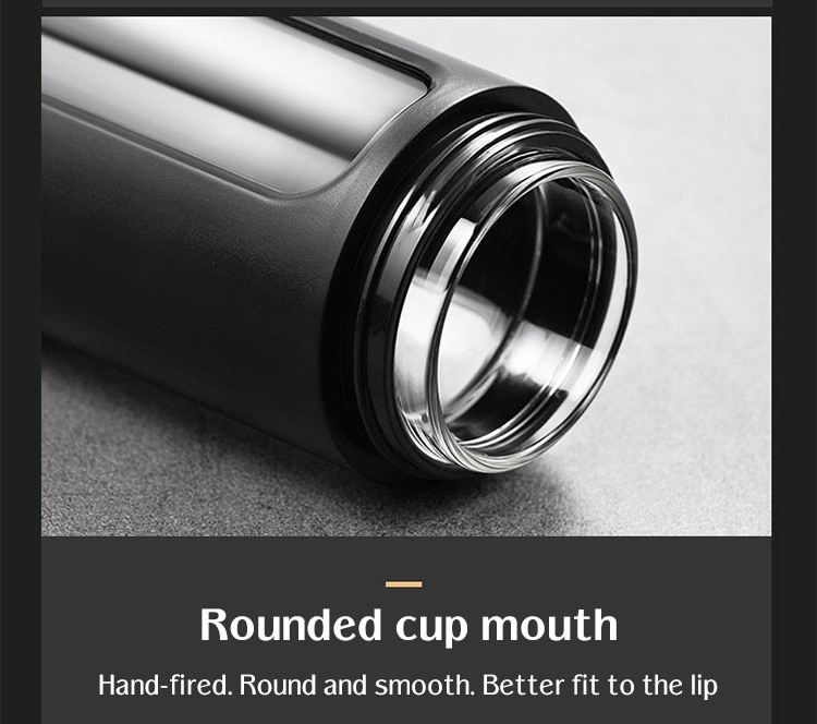 520ML Tea Infusing Bottle Double-Layer Insulation Water Cup with Tea-Water Separation and Portable Filtering