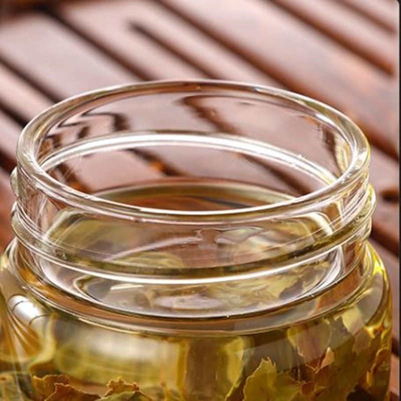 Borosilicate Glass Tea Infusing Bottle Double-Layer Tea Water Cup with Built-In Tea Filter 
