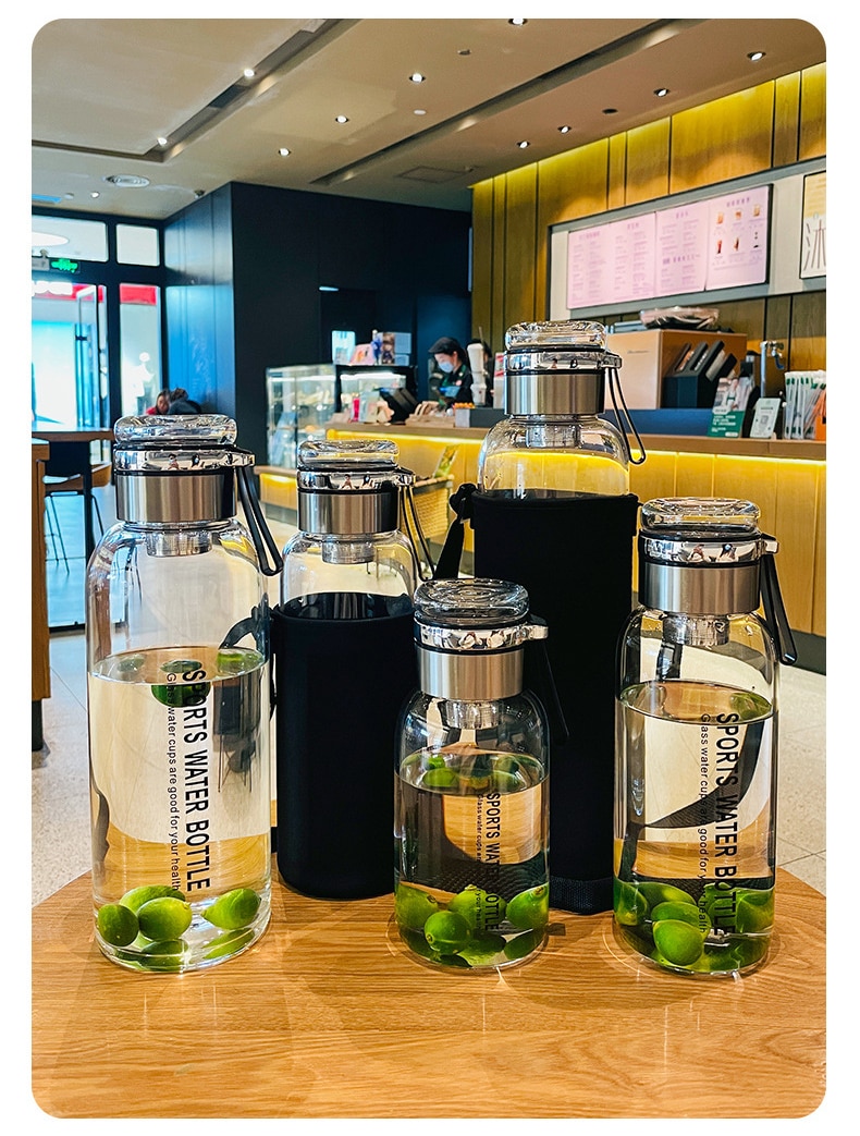 2L Transparent Portable Water Bottle for Outdoor Activities Ideal for Milk, Juice, Tea, and More
