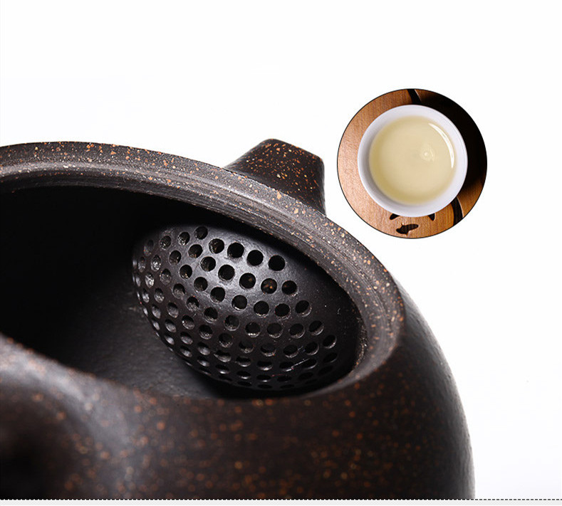Tea Kit Authentic Chinese Zisha Tea Set with Famous Handmade Purple Clay Teapot Featuring a Ball Hole Filter - Ideal for Customized Gifts