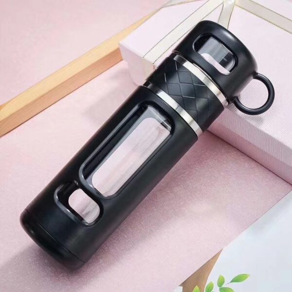 520ML Tea Infusing Bottle Double-Layer Insulation Water Cup with Tea-Water Separation and Portable Filtering - Image 3