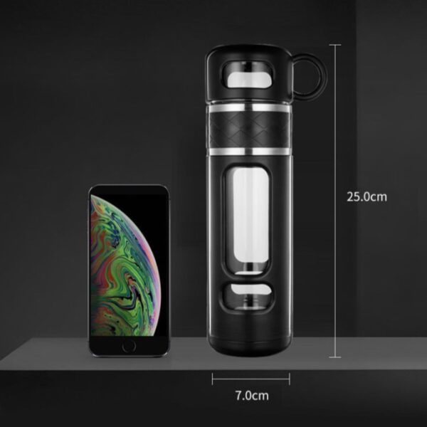 520ML Tea Infusing Bottle Double-Layer Insulation Water Cup with Tea-Water Separation and Portable Filtering - Image 6