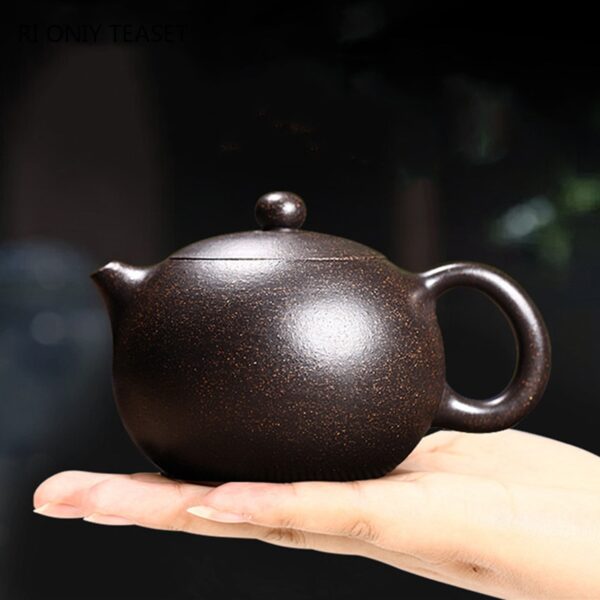 Tea Kit Authentic Chinese Zisha Tea Set with Famous Handmade Purple Clay Teapot Featuring a Ball Hole Filter - Ideal for Customized Gifts - Image 2