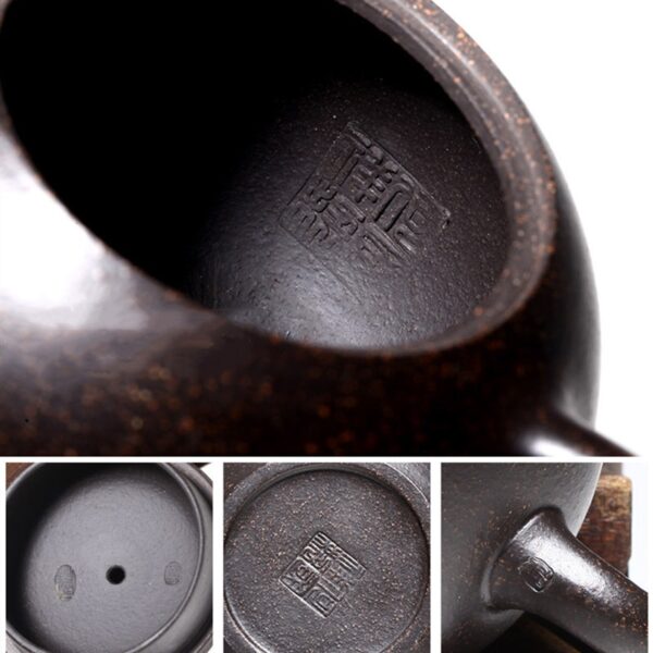 Tea Kit Authentic Chinese Zisha Tea Set with Famous Handmade Purple Clay Teapot Featuring a Ball Hole Filter - Ideal for Customized Gifts - Image 3
