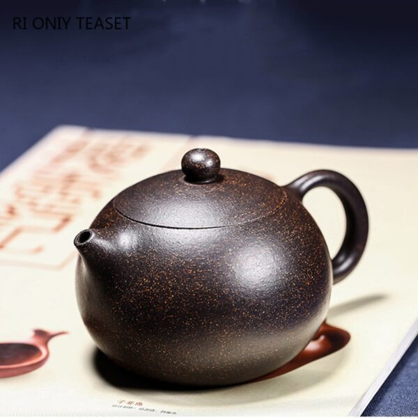 Tea Kit Authentic Chinese Zisha Tea Set with Famous Handmade Purple Clay Teapot Featuring a Ball Hole Filter - Ideal for Customized Gifts